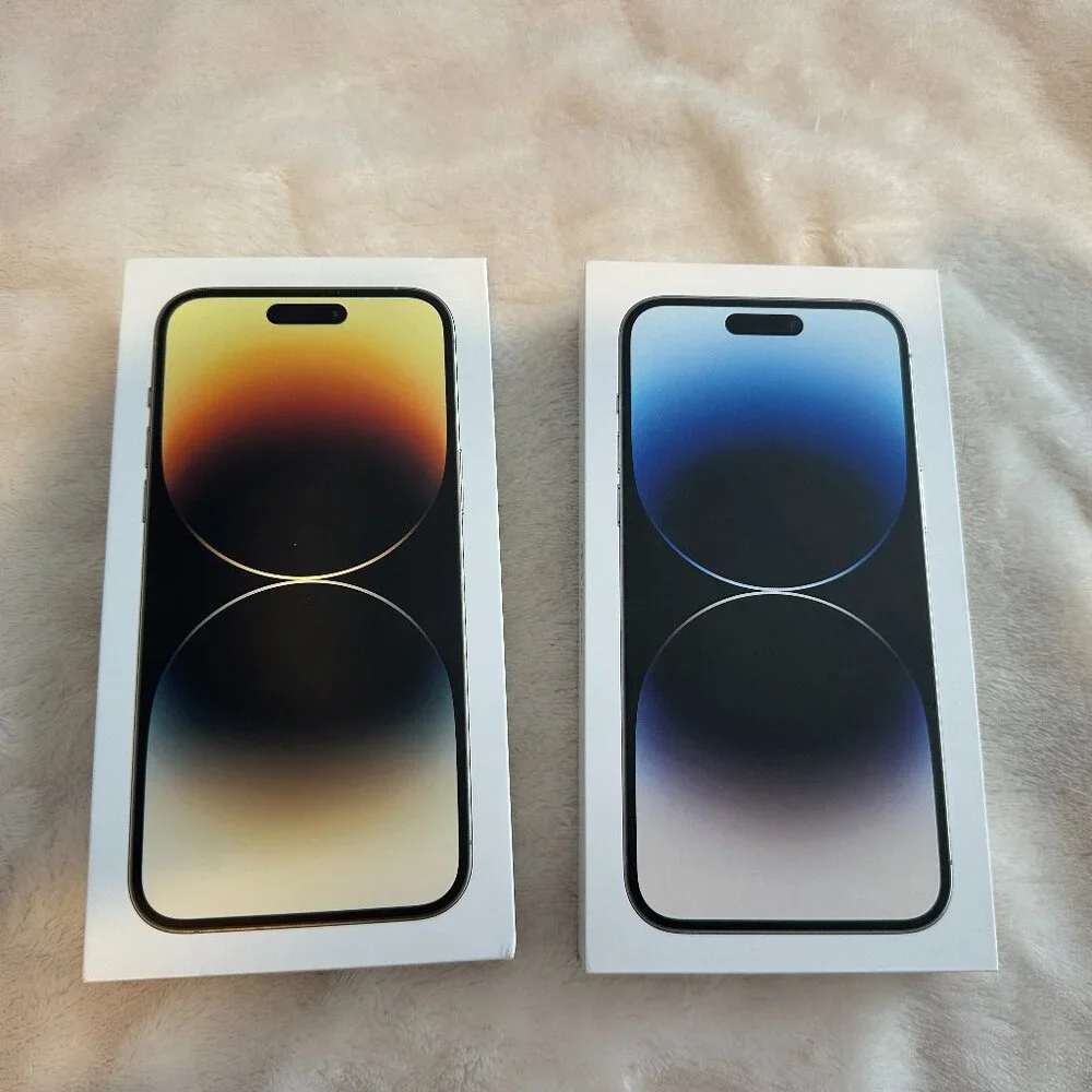 Lot of 2 Original Apple iPhone 14 Pro Max Empty Boxes Retail Packaging